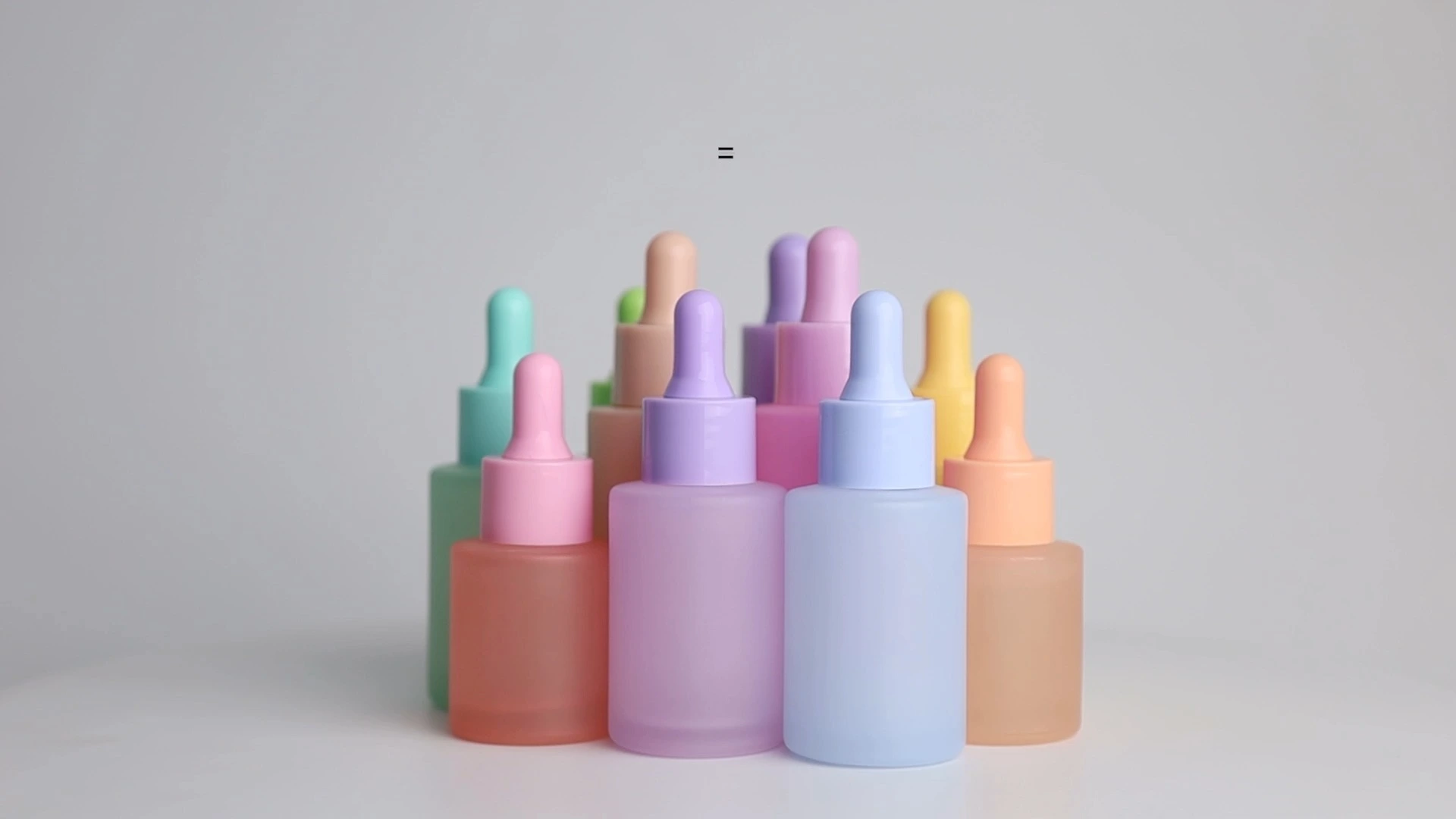 Luxury Colored Glass Serum Bottles with Dropper for 20ml, 30ml, 50ml, 100ml  BEST-30986 1