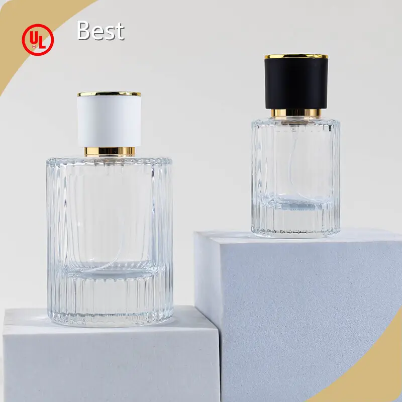 Ustomized Black Glass Perfume Bottles 1