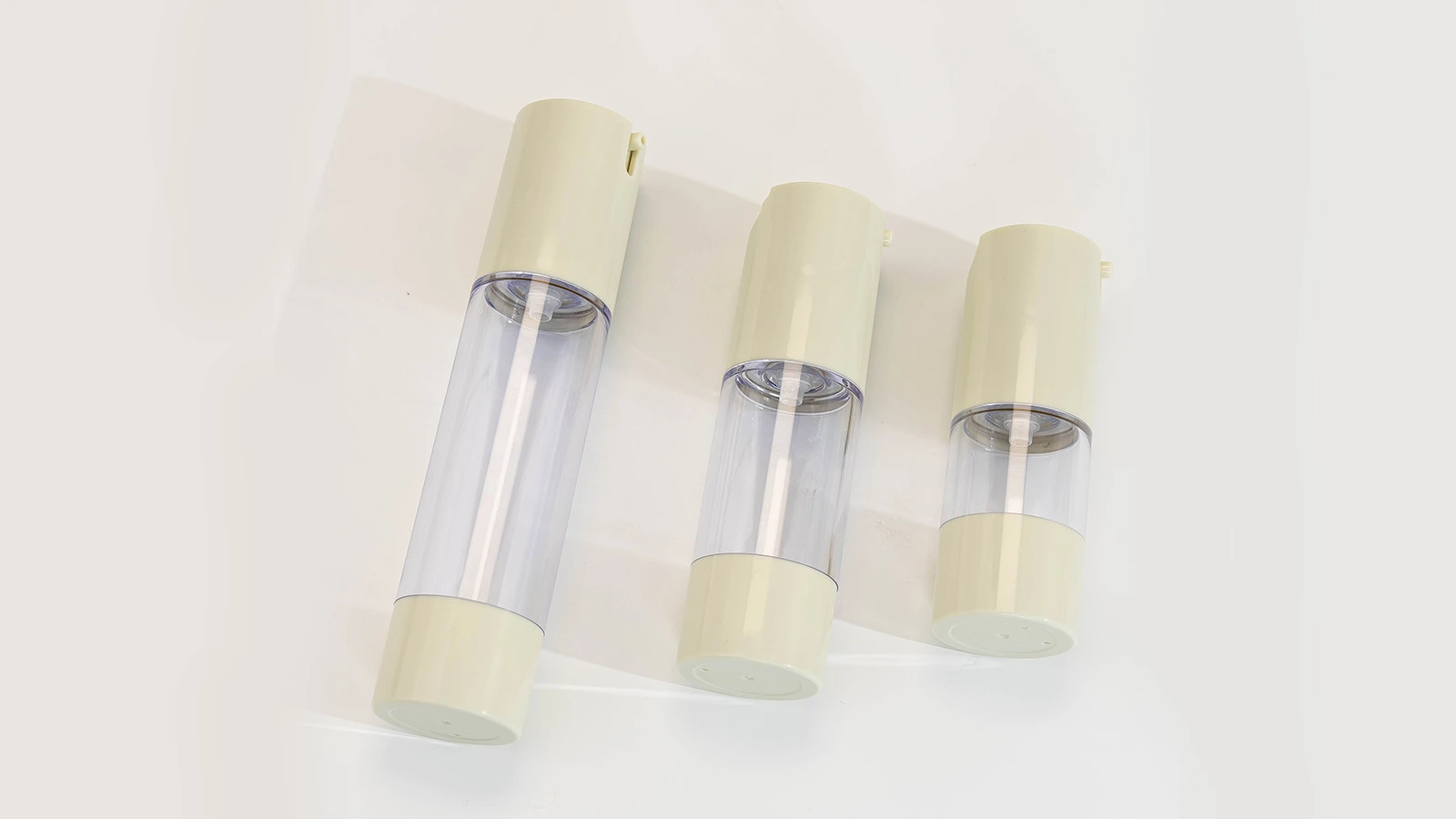 15ml, 30ml, 80ml, 100ml, 120ml Mini Cosmetic AS Round Airless Lotion Pump Bottle Customized Empty Bottle BES-45361 1