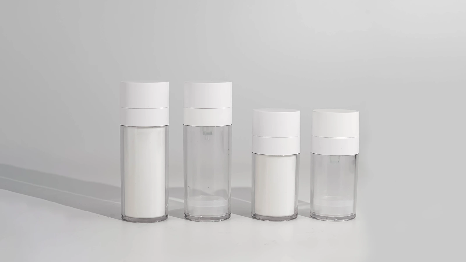 Recyclable Airless Pump Bottles 30ml-60ml - Plastic Cosmetic Containers for Skincare & Lotions | Leak-Proof, Refillable Design BEST-45373 1
