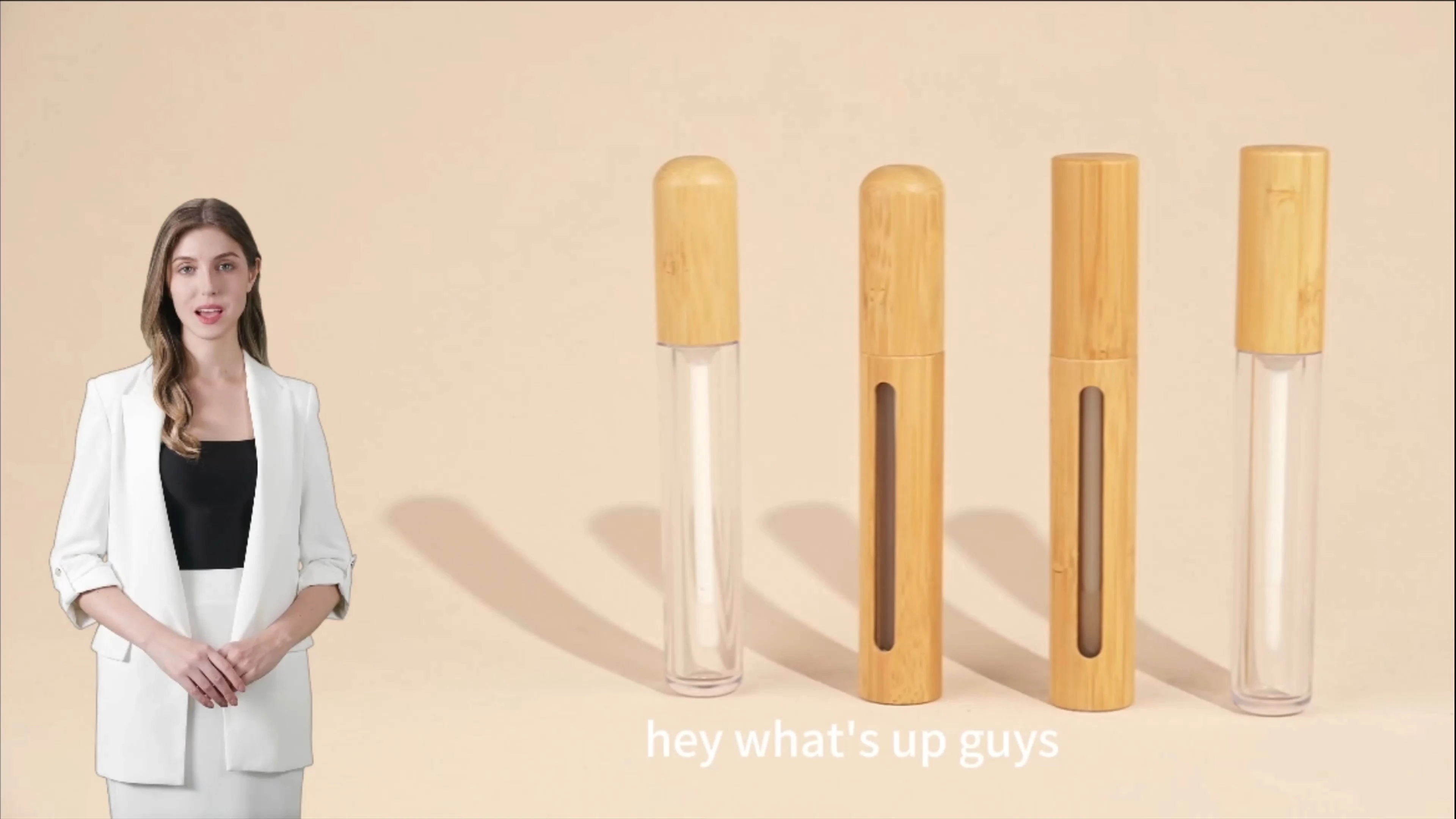 5ml/7ml  Bamboo Lip Gloss Tube | Custom Color & Logo | For Organic Lip Balm/Lipstick Packaging  BEST-B24102 1