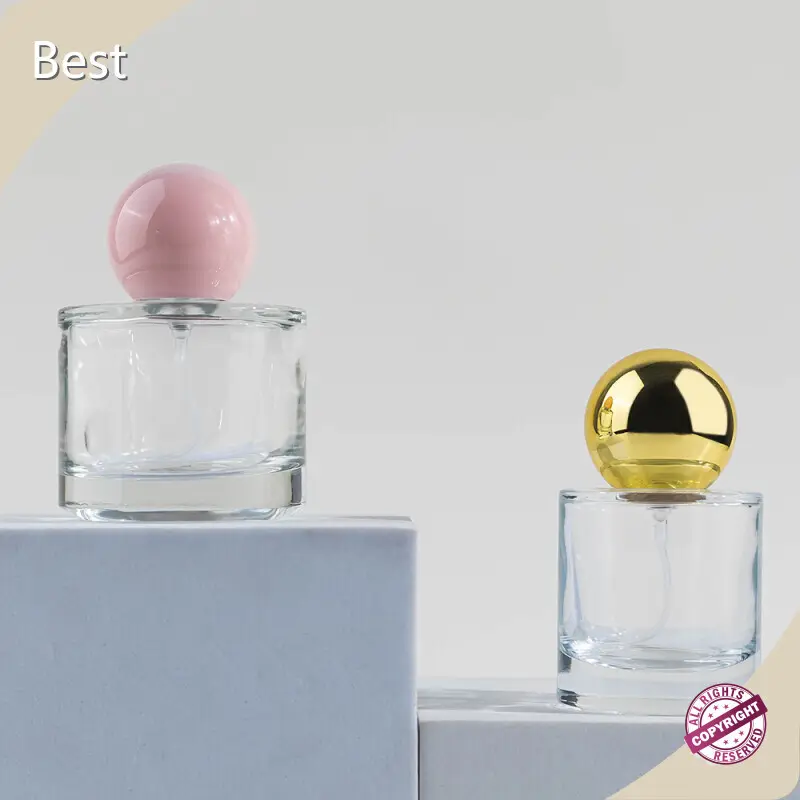 Empty Perfume Bottles Glass Bottle + Plastic Cap by Best 1