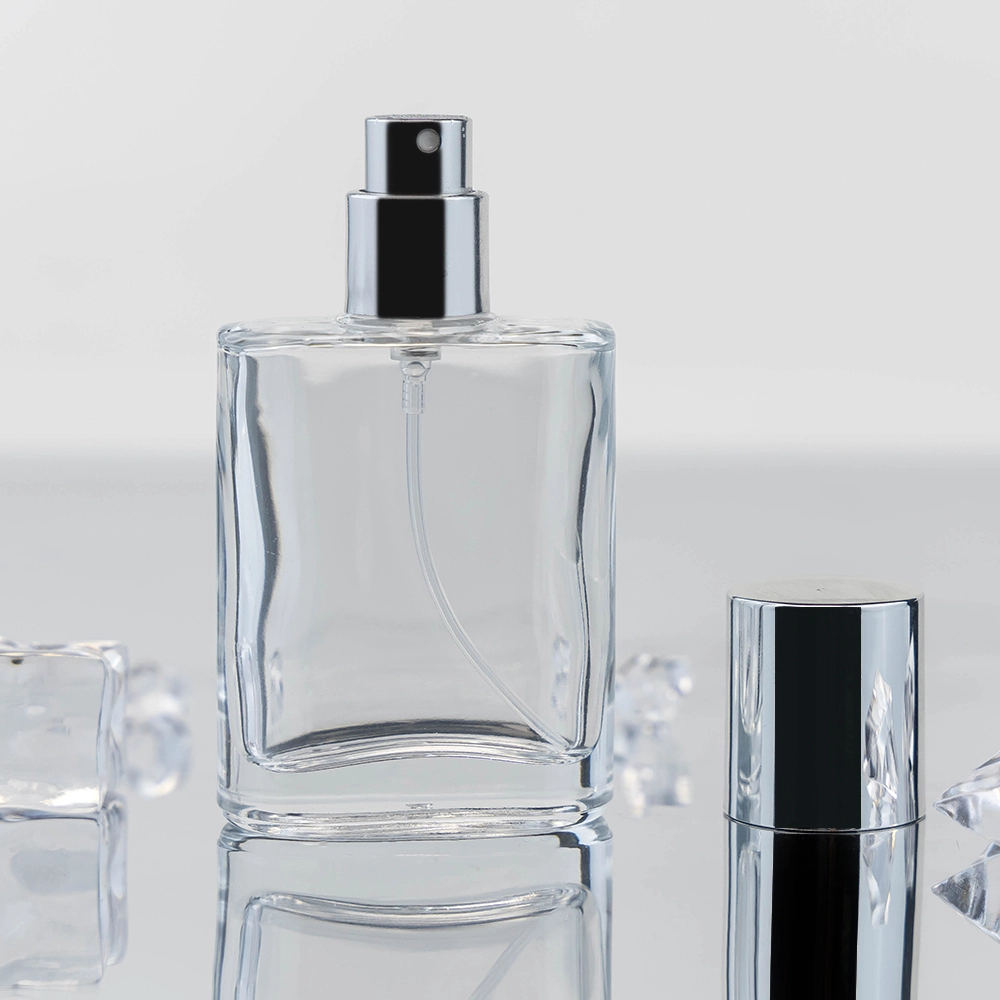 도매 30ml 50ml 유리 향수병 - 원형, 투명 알루미늄 펌프 스프레이 BEST-23317 1