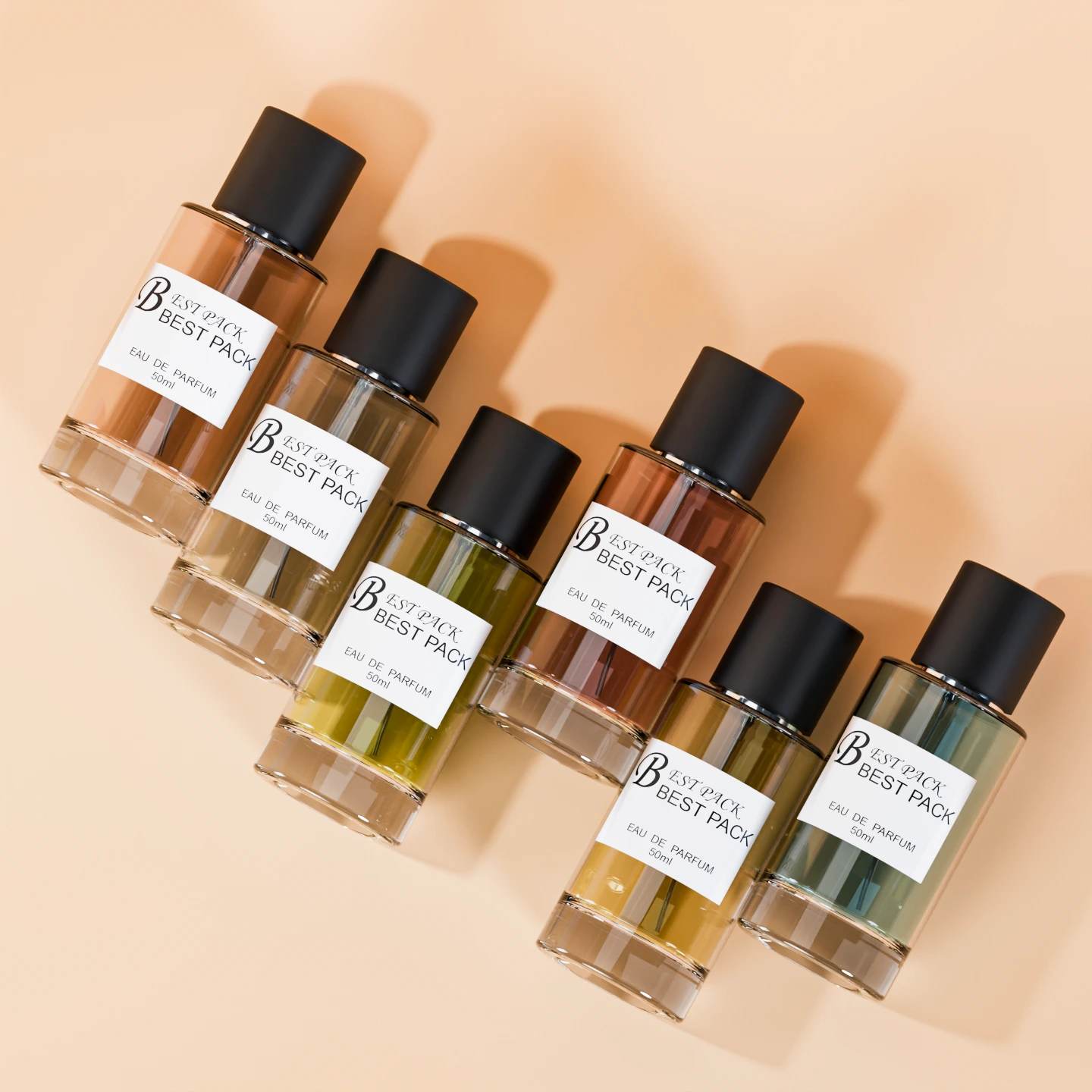 Luxury Empty Perfume Spray Bottles - Customizable 50ml & 100ml Glass Containers with Elegant Sprayers  BEST-X20036 1