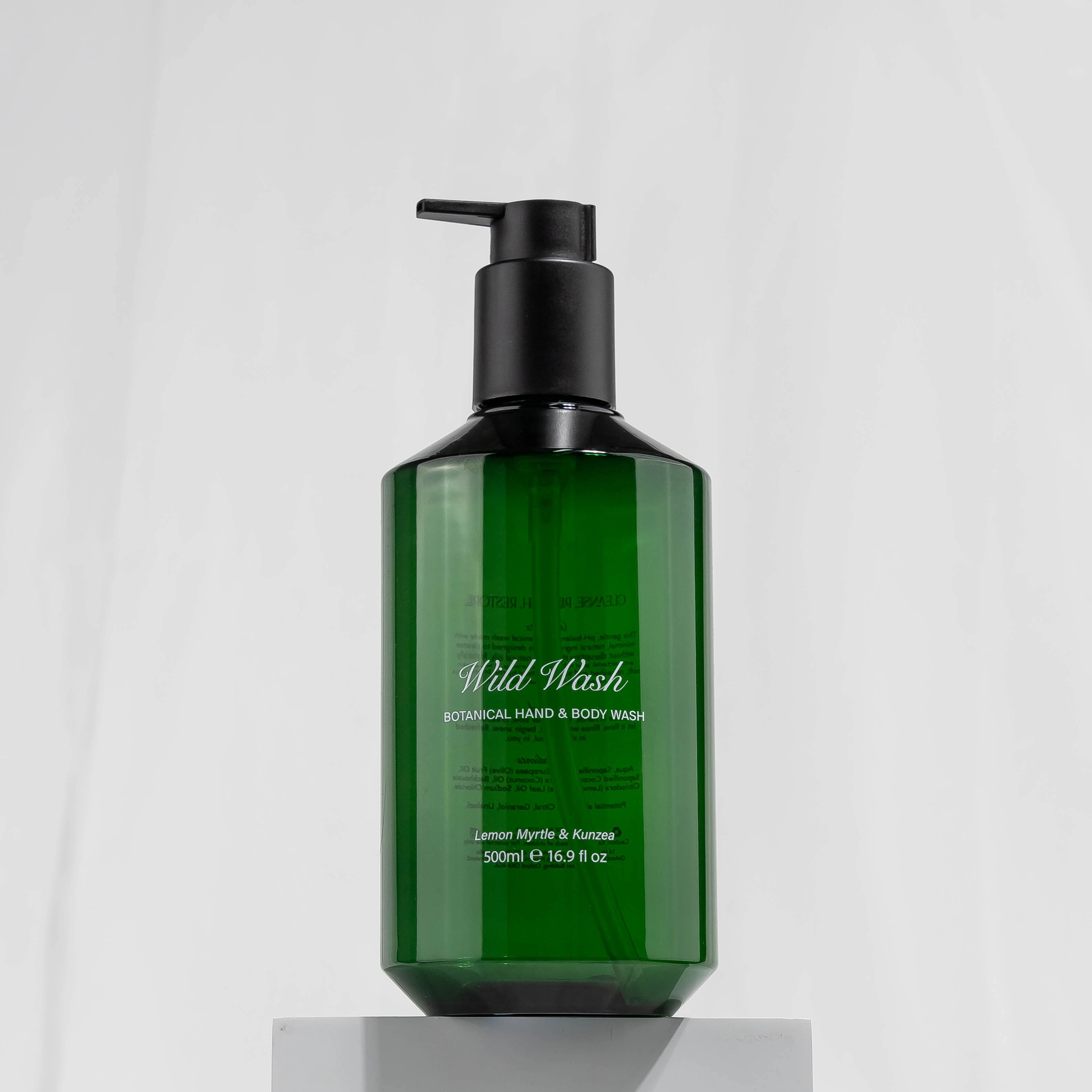 Пластиковая бутылка для лосьона с наклонными плечами, объемом 500 мл, с помпой | Многоразовый контейнер для шампуня и геля для душа BEST-70876 1