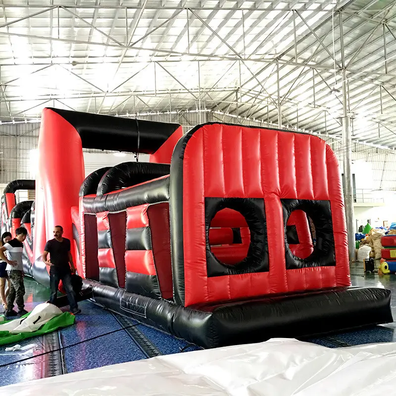 KK INFLATABLE funny obstacle course for kids manufacturer for adventure 2