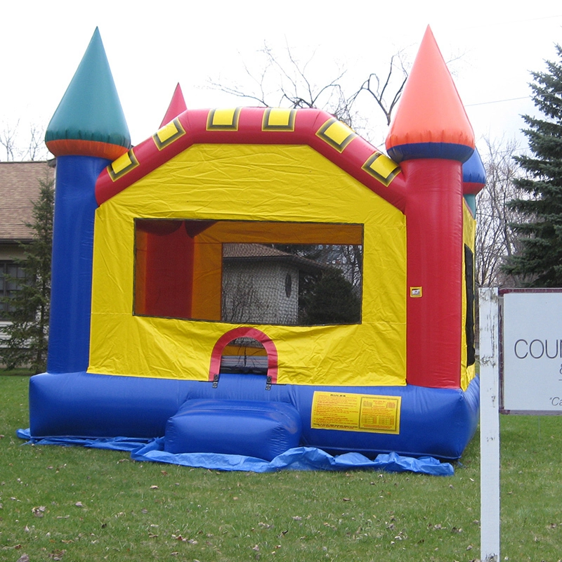 Children's Inflatable Castle Bounce Jumping Air Bounce For Amusement Park 1