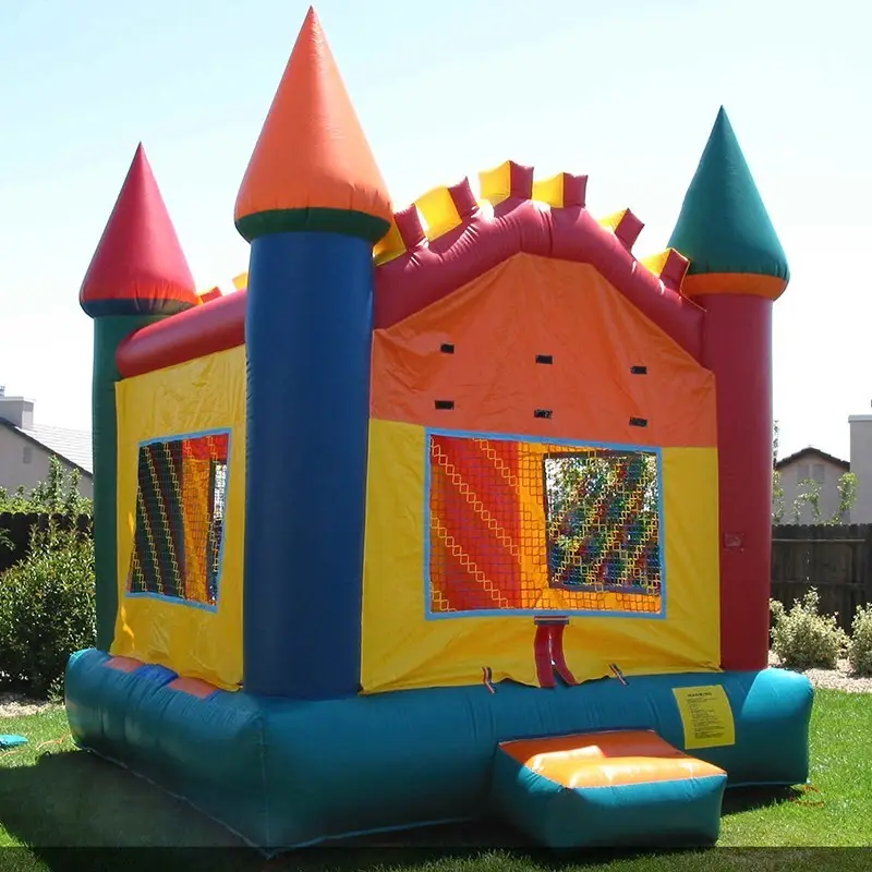 KK INFLATABLE jumping inflatable castle colorful for children 6