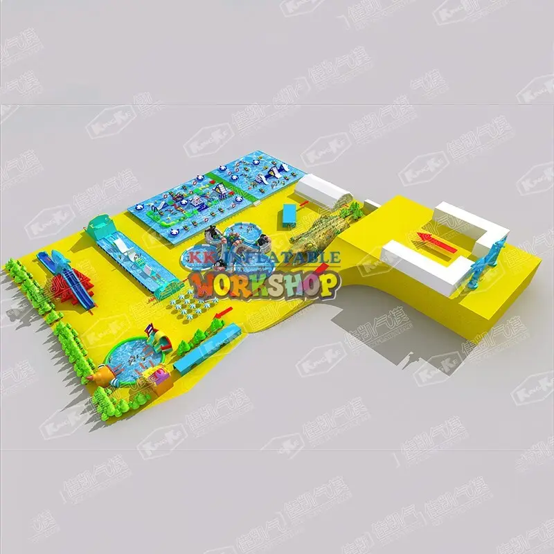 The new land inflatable water park 4