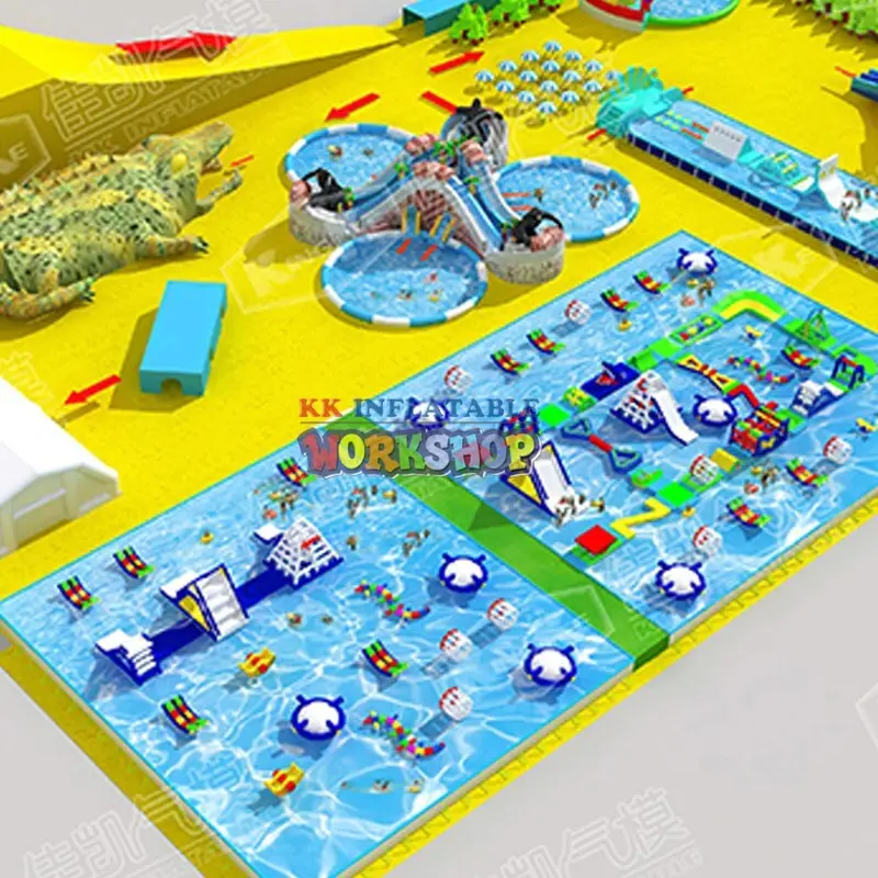 The new land inflatable water park 6