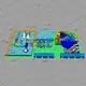 cartoon inflatable water parks supplier for children 2