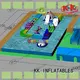 kids inflatable water park slide pool combination for seaside KK INFLATABLE 1