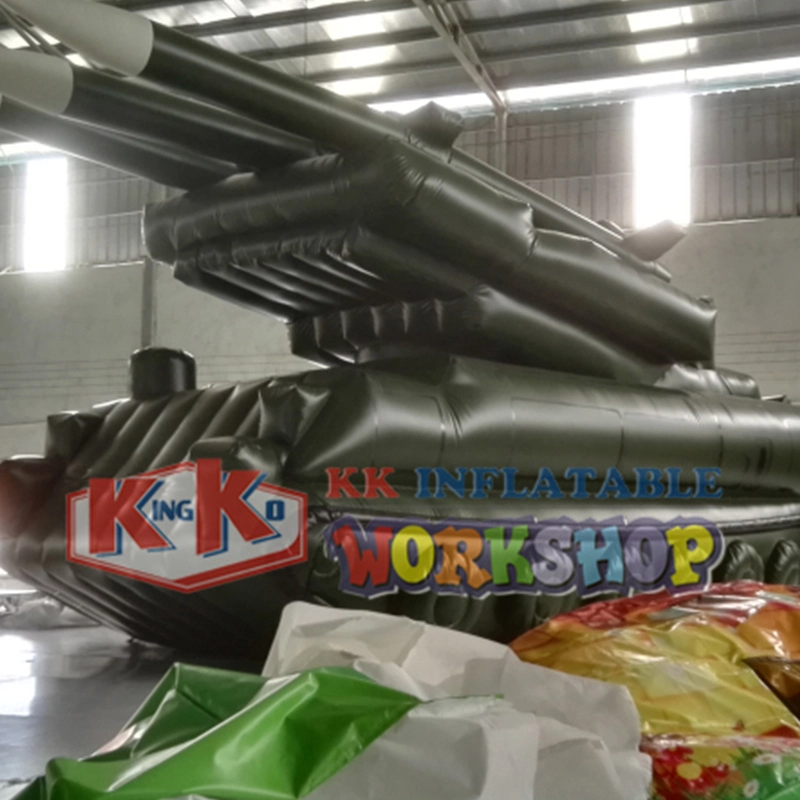 Military equipment inflatable tank model 1