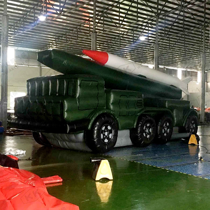 Giant Inflatable Tank Decoy Paintball Inflatable Tank 1