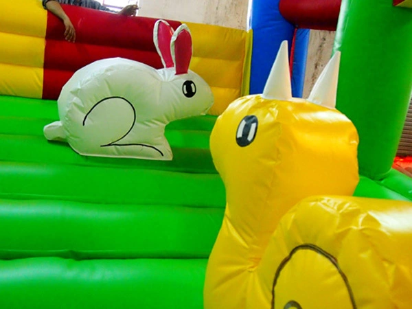 KK INFLATABLE Brand firefighting kids rehearse inflatable obstacle course 10