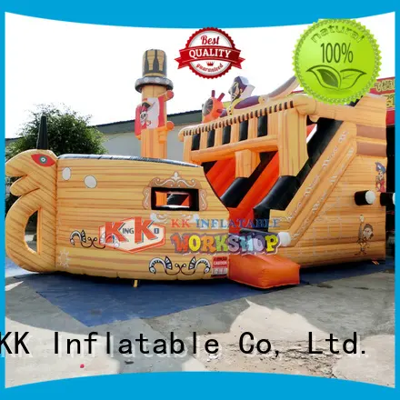 shape bear backyard water slide toys KK INFLATABLE company 1