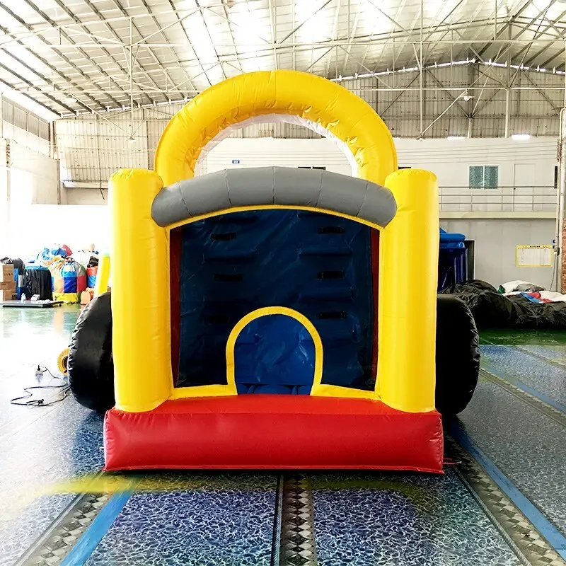 backyard water slide tarpaulin inflatable slide bouncy slide manufacture 4