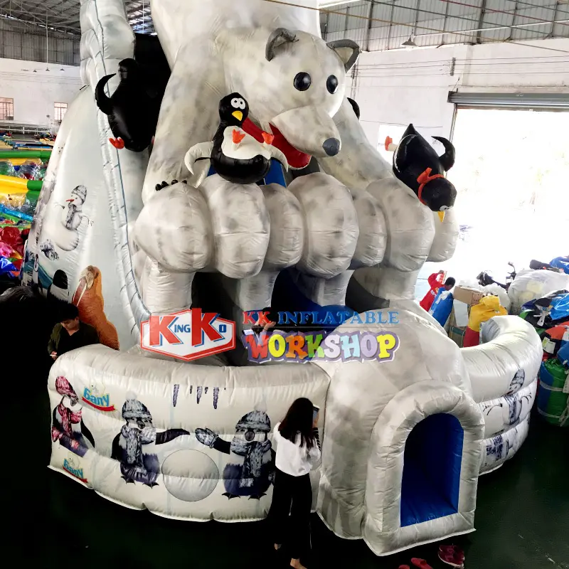 kids slide KK INFLATABLE Brand backyard water slide factory 6