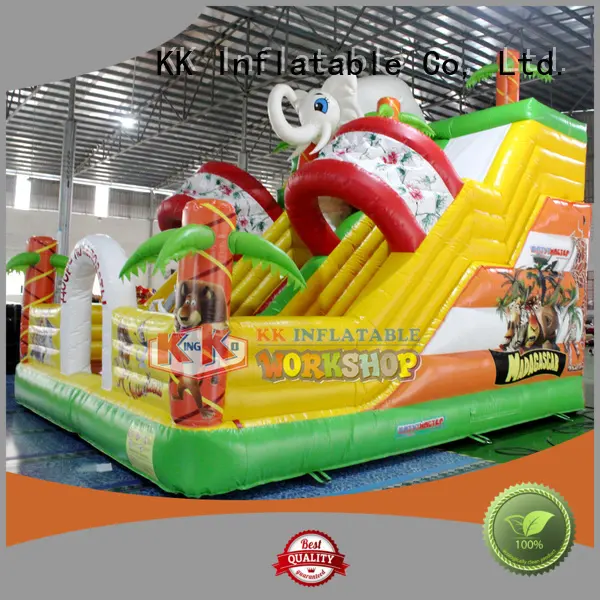 slide sewing inflatable KK INFLATABLE Brand bounce house water slide manufacture 1