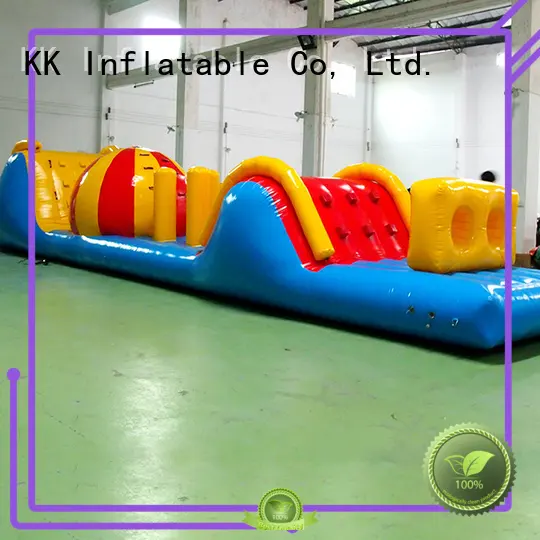 KK INFLATABLE Brand air toy material giant inflatable water park obstacle 1