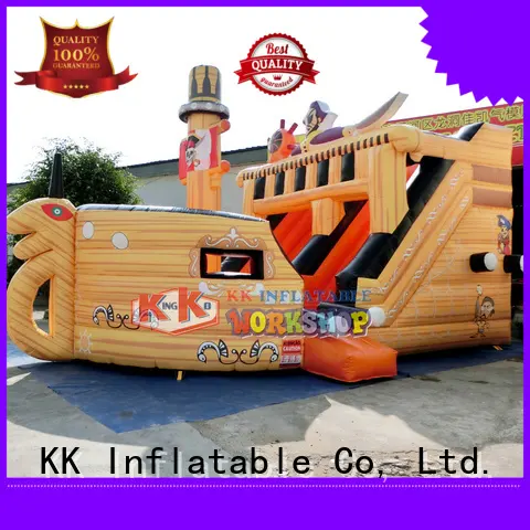 backyard water slide shape pvc kids KK INFLATABLE Brand company 1