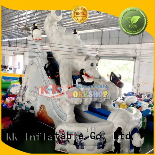 dry blow bouncy slide retardant fire KK INFLATABLE company 1