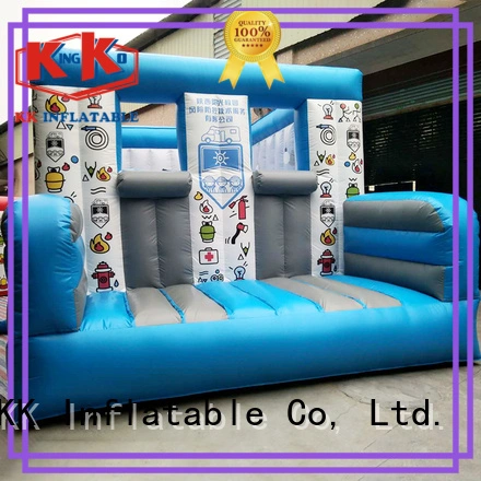 KK INFLATABLE Brand firefighting kids rehearse inflatable obstacle course 1