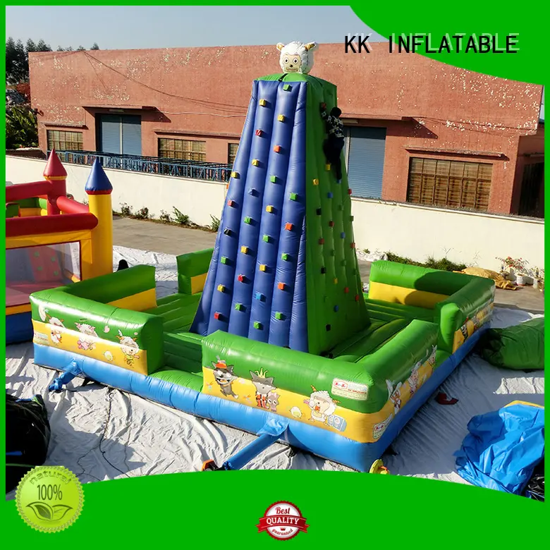 kid outdoor kids climbing wall park KK INFLATABLE company 1