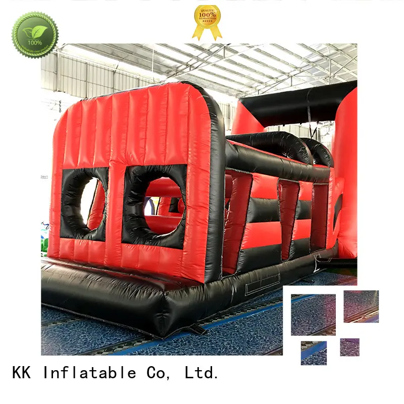 fire kids inflatable obstacle course sport KK INFLATABLE 1