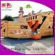 tarpaulin kids slides bouncy slide KK INFLATABLE 1