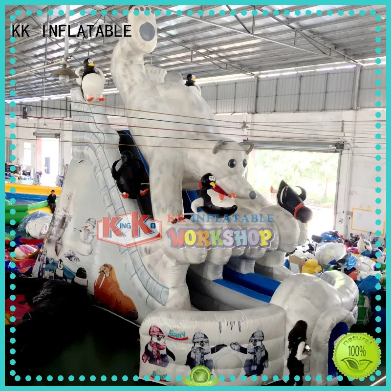 slip outdoor backyard water slide KK INFLATABLE manufacture 1