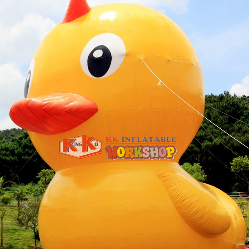 Publicidad inflable impermeable de la historieta del patito del PVC de 0,9m m 3