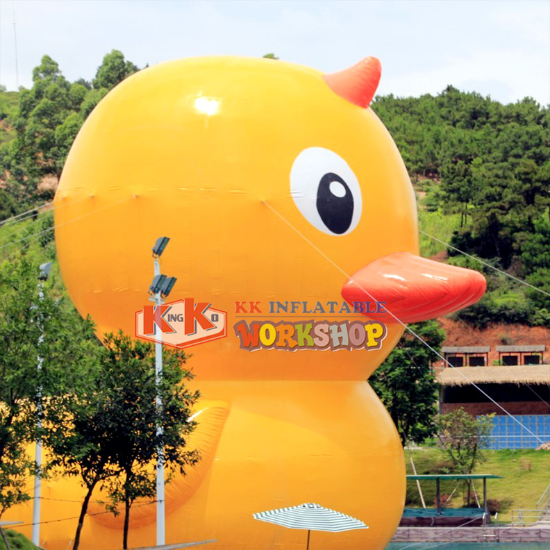 Publicidad inflable impermeable de la historieta del patito del PVC de 0,9m m 5