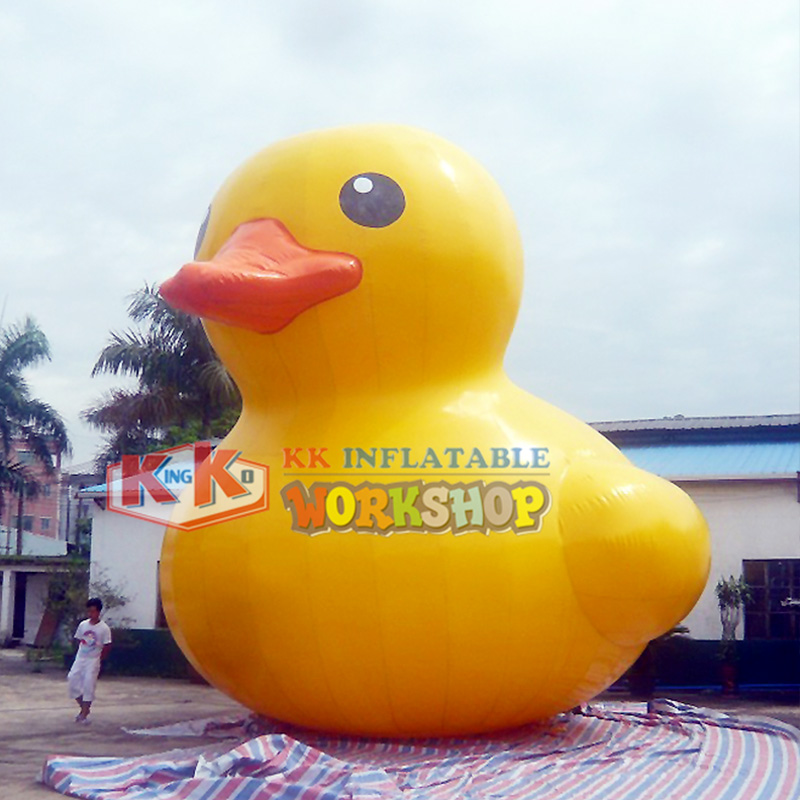 Publicidad inflable impermeable de la historieta del patito del PVC de 0,9m m 9
