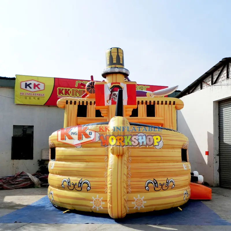 PVC blow up water slide colorful for paradise 3