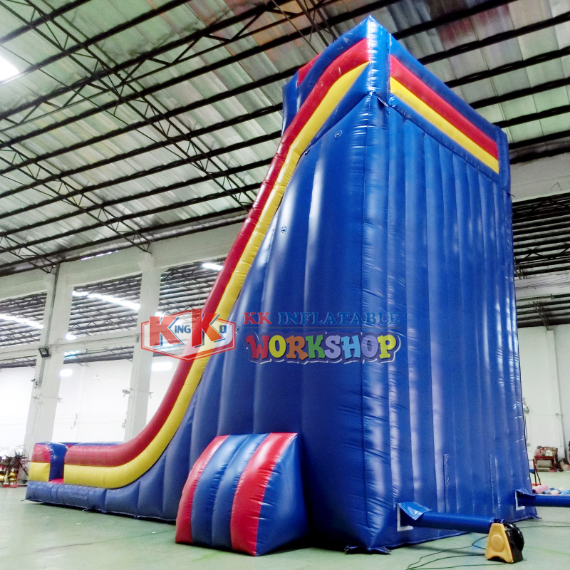 Super Crazy Fun Inflatable Dry Slide Cliff Hanger Giant Bouncer Slide For Outdoor Activities 2