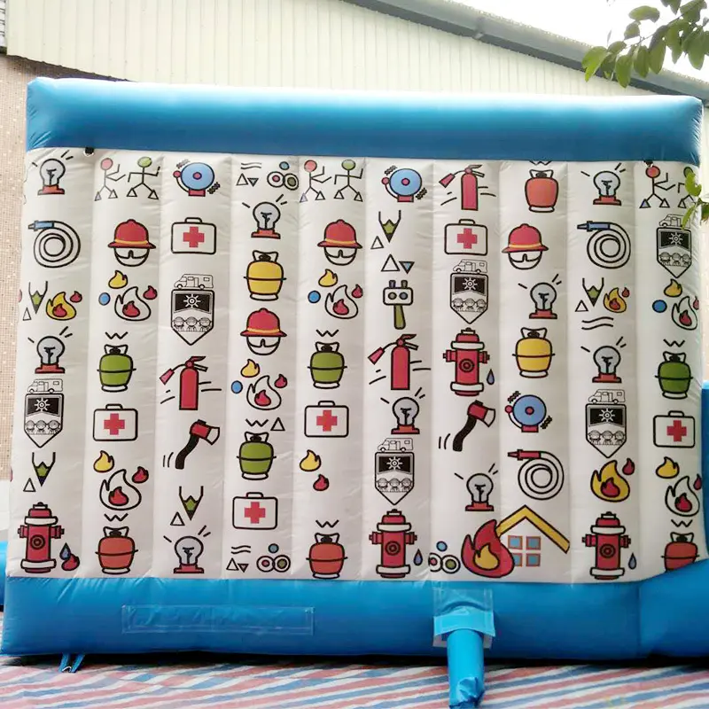 KK INFLATABLE cartoon inflatable obstacles factory price for adventure 7