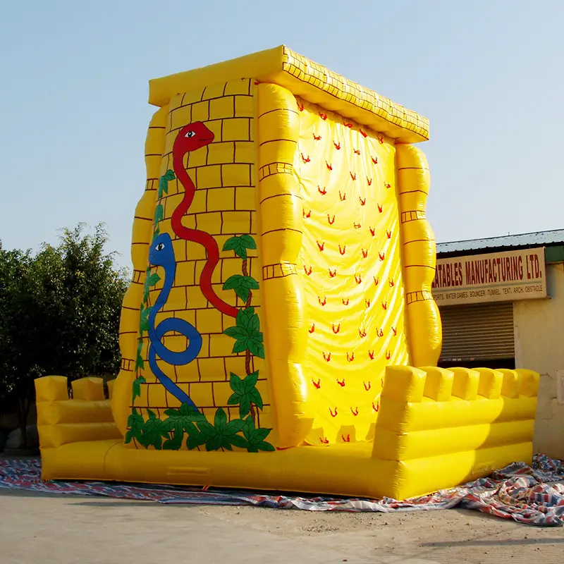 KK INFLATABLE funny rock climbing inflatable trampoline for entertainment 7