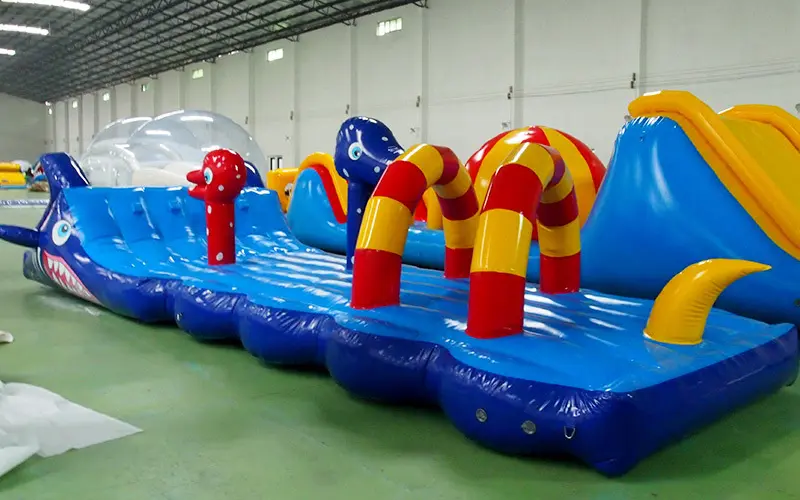colorful giant inflatable water park manufacturer for water park KK INFLATABLE 2