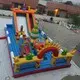 KK INFLATABLE creative backyard obstacle course good quality for racing game 4