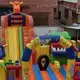 KK INFLATABLE attractive blow up obstacle course good quality for sport games 6