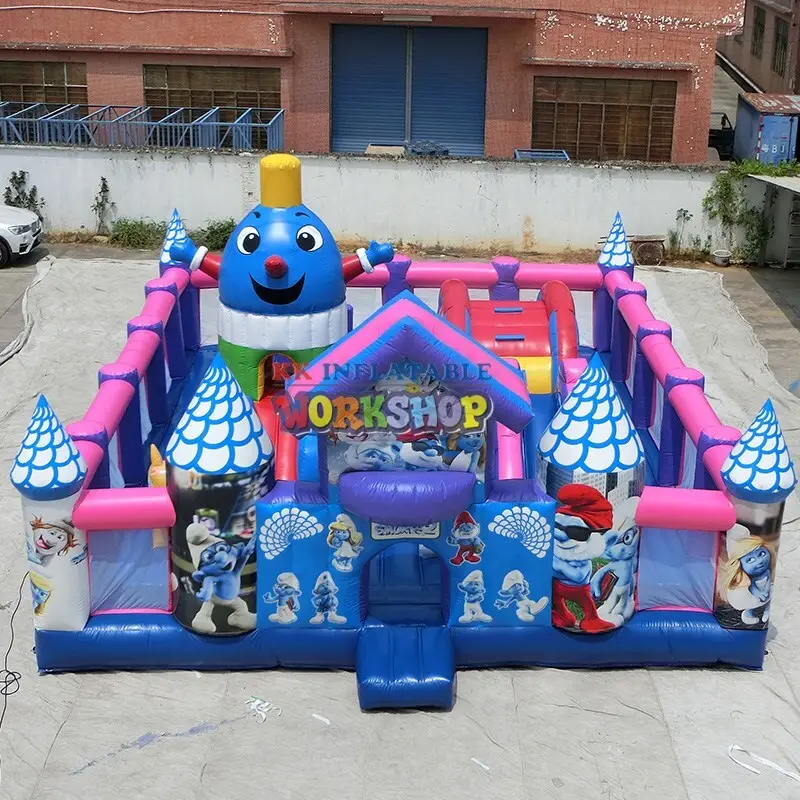 inflatable assault course aircraft for sport games KK INFLATABLE 3