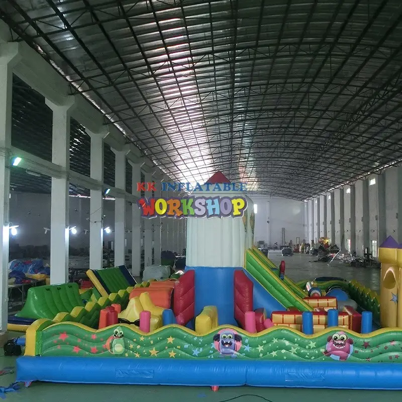 KK INFLATABLE attractive water obstacle course good quality for racing game 5