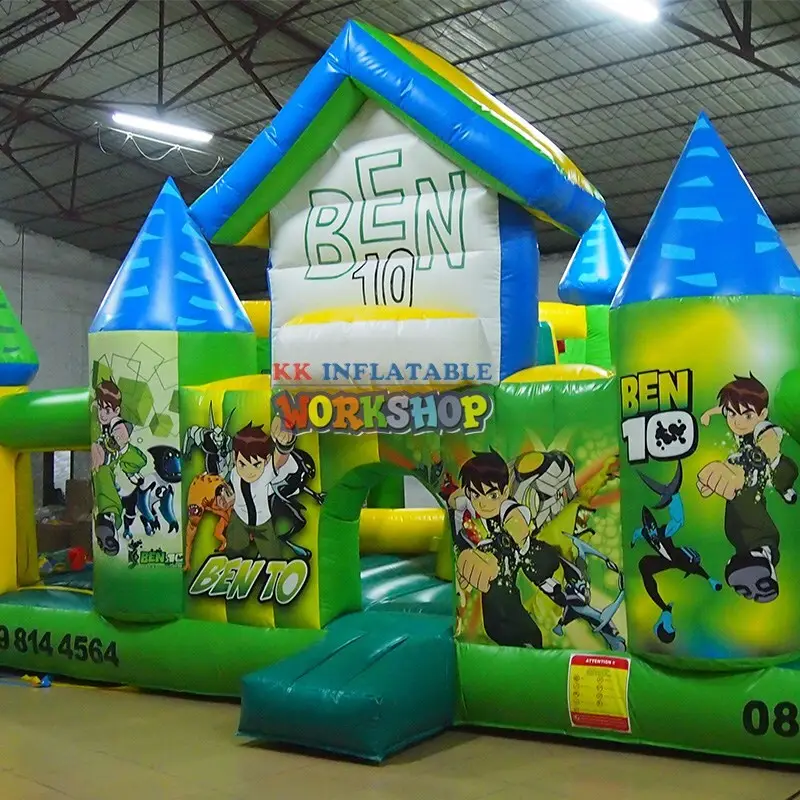 KK INFLATABLE attractive water obstacle course good quality for racing game 6