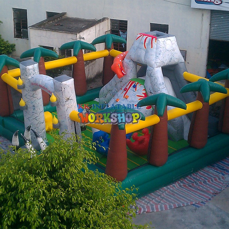 climbing obstacle course for kids supplier for racing game KK INFLATABLE 4