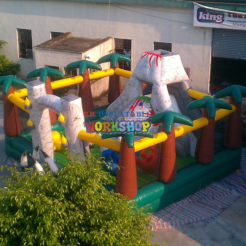 climbing obstacle course for kids supplier for racing game KK INFLATABLE 6