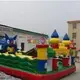 inflatable obstacle course panda for sport games KK INFLATABLE 6