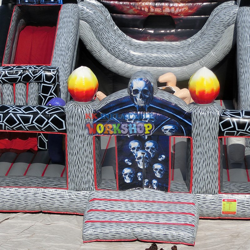 funny inflatable obstacles cartoon supplier for playground 3