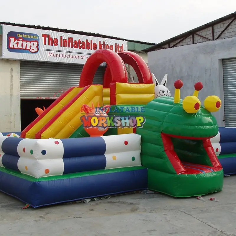 KK INFLATABLE climbing water obstacle course good quality for sport games 3