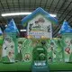 KK INFLATABLE portable water slide jumper supplier for paradise 2